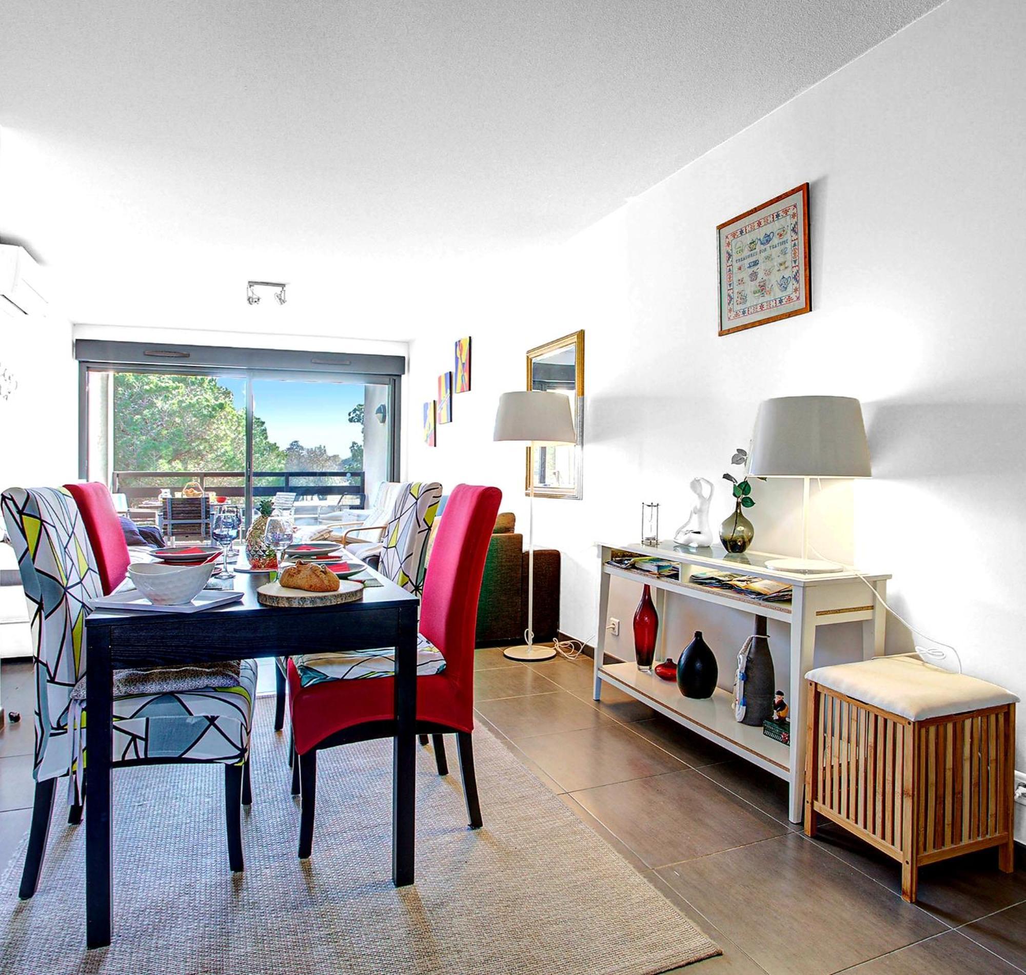 Vert Paradis - Vue Apaisante Sur Golf, Pins Parasols, 2E Etage - 80 M2 Dont Terrasse Avec Pergola, 2 Chambres, 3Et Iles, 3 Clim, Wifi - Piscine, Parking Et Park A Velos, Ascenseur - En Option Linge, Menage - Pistes Cyclables, Mer A Proximite Saint-Cyprien  Dış mekan fotoğraf