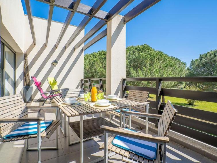 Vert Paradis - Vue Apaisante Sur Golf, Pins Parasols, 2E Etage - 80 M2 Dont Terrasse Avec Pergola, 2 Chambres, 3Et Iles, 3 Clim, Wifi - Piscine, Parking Et Park A Velos, Ascenseur - En Option Linge, Menage - Pistes Cyclables, Mer A Proximite Saint-Cyprien  Dış mekan fotoğraf
